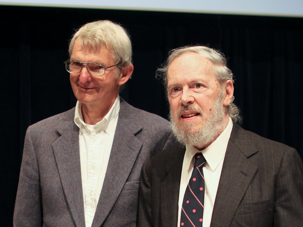 Doug McIlroy and Dennis Ritchie in 2011